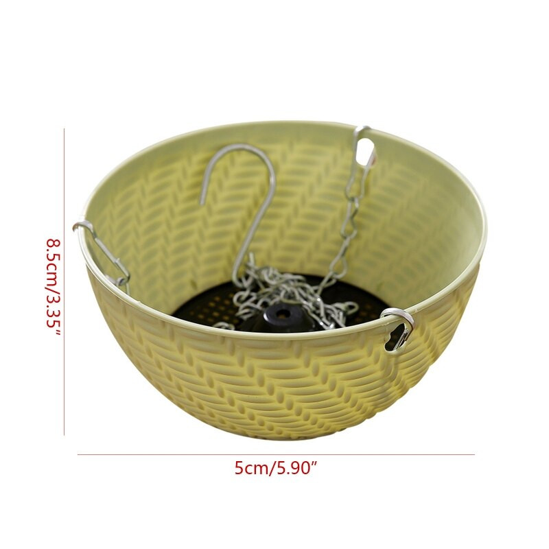 Coș suspendat cu plante creative, balcon, interior, exterior, cuier pentru plante, suport stabil pentru agățat, coș cu flori, jardinieră de masă