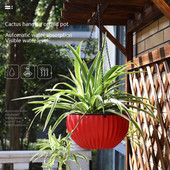 Jardinieră agățată Ghiveci semi-circular Suport pentru plante autoabsorbant Decorare grădină Udare Coșuri suspendate