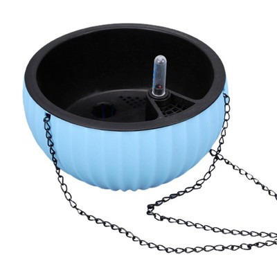 Jardinieră agățată Ghiveci semi-circular Suport pentru plante autoabsorbant Decorare grădină Udare Coșuri suspendate