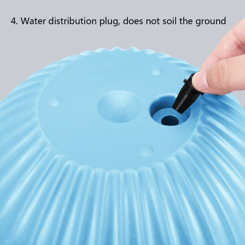 Jardinieră agățată Ghiveci semi-circular Suport pentru plante autoabsorbant Decorare grădină Udare Coșuri suspendate