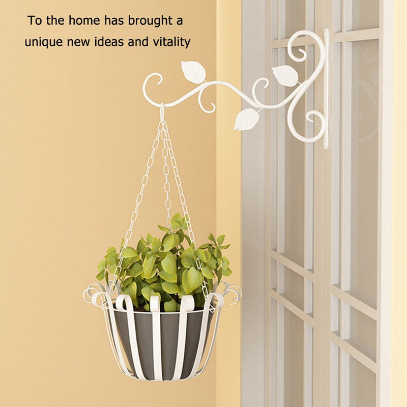 Suport de depozitare Suport pentru flori pentru balcon Suport pentru plante Umeraș Coșuri din fier forjat Accesorii pentru decorarea balconului turnat modern