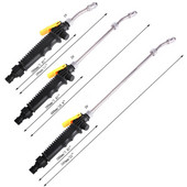 Pistol de apă de înaltă presiune Mâner duză Furtun reglabil Baghetă Pulverizator Spălat cupru Mașină Udarea plantelor Sprinkler 30cm/48cm/56cm