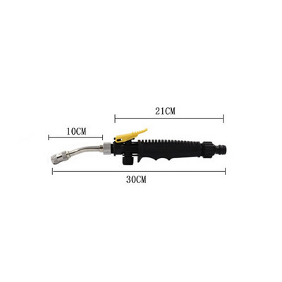 Pistol de apă de înaltă presiune Mâner duză Furtun reglabil Baghetă Pulverizator Spălat cupru Mașină Udarea plantelor Sprinkler 30cm/48cm/56cm