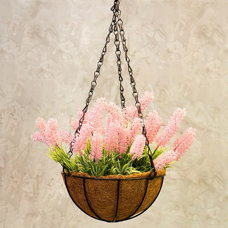 Pakabinamas kokoso krepšelio stalas Karšto kokoso gėlių augalų vazonai rotango vazonai Sodinimo namas Sodo dekoravimas