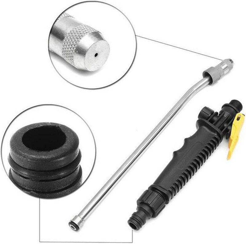 Többfunkciós fúvóka, nagynyomású vízpisztoly Háztartási állítható autómosó autó szépségviasz vízszóró pisztoly tisztító védőburkolat