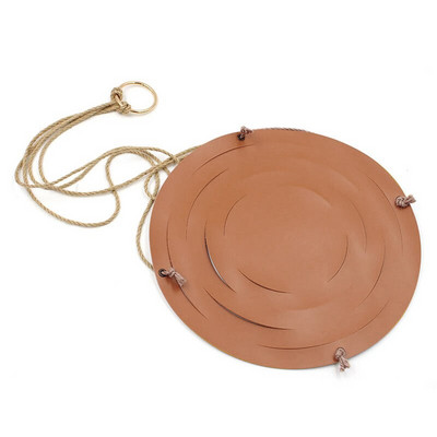 Viseća višeslojna kožna mrežasta vrećica u saksiji Viseća košara Unutarnje zelene biljke i cvijeće Ukras za vrt