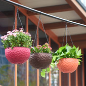 Avaleht PP ripppoti riidepuu kett Rippuv istutusmasin korv Lillepoti kett taimede poti riidepuu kodu rõdu kaunistamiseks