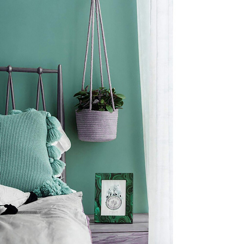 Növényakasztók Otthoni dekoráció virágcserép Egyszerű és elegáns, tartós beltéri fonott akasztós kosár