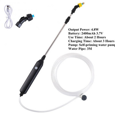 Elektromos permetezőpisztoly nagy teljesítményű automatikus levegőszivattyú permetező fúvóka locsoló öntözés kerti növény Mister öntöző szórópisztoly