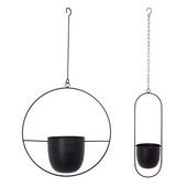 Falra akasztható virágkosár Fém virágcserép Boho növénykosár beltéri kültéri teraszhoz erkély beltéri növényekhez