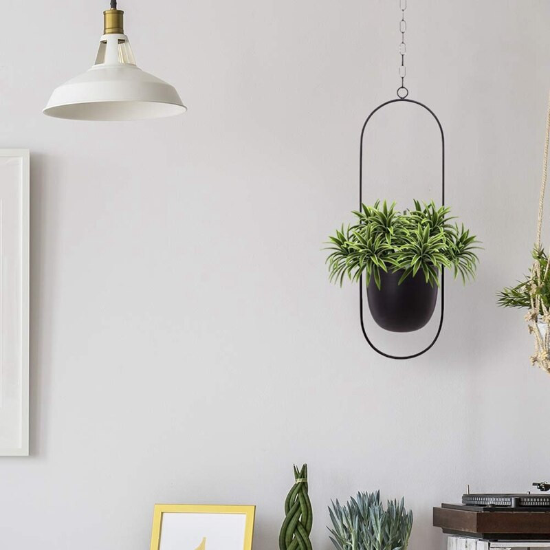 Falra akasztható virágkosár Fém virágcserép Boho növénykosár beltéri kültéri teraszhoz erkély beltéri növényekhez