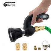 Pistol de pulverizare nou îmbunătățit 2021, duză de incendiu reglabilă, sistem de stropire pentru furtun de grădină, mașină de spălat cu înaltă presiune, pistol de udare pentru spălătorie auto