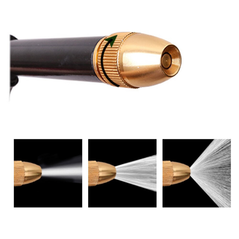 Sodo aukšto slėgio vandens pistoletas, skirtas valyti automobilių plovimo mašiną Laistymo žarnos antgalis Purkštukas Putų vandens pistoletas Nešiojamas