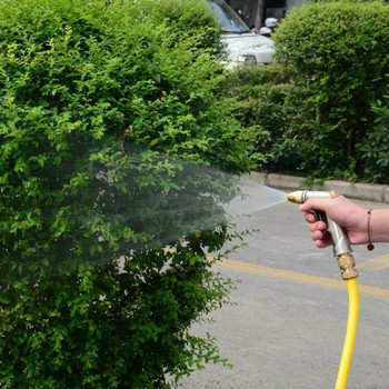 Πιστόλι ψεκασμού νερού υψηλής πίεσης Πλήρης επιμετάλλωση Σωλήνας κήπου Σωλήνας γκαζόν Ρυθμιζόμενος τρόπος ψεκασμού Πότισμα κήπου Πλυντήριο αυτοκινήτων