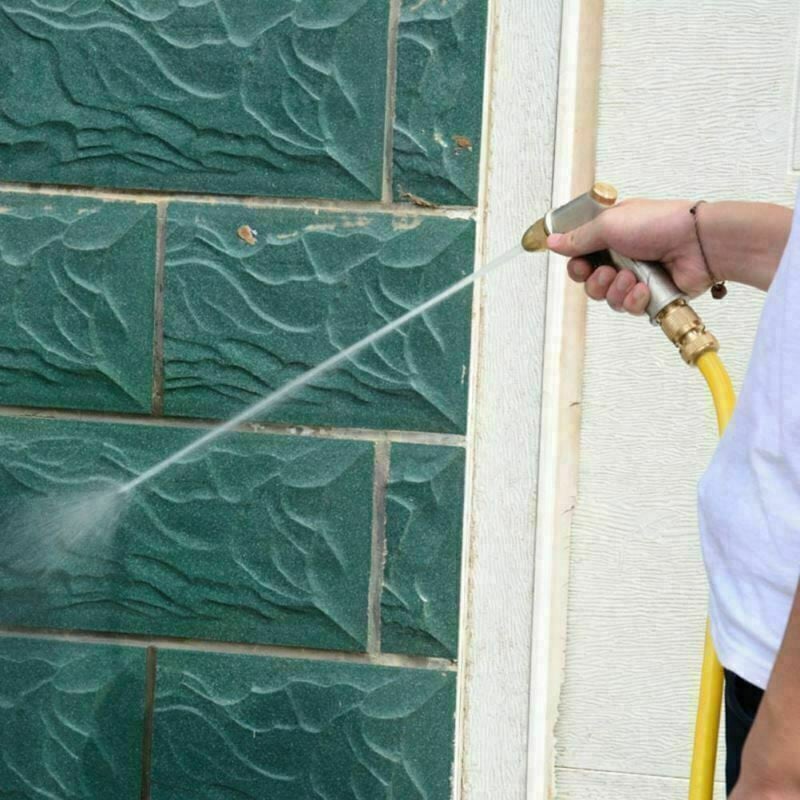 Aukšto slėgio vandens purškimo pistoletas Visas metalas Sodo žarna Vamzdis Veja Reguliuojamas režimas Purškimas Sodo laistymas Automobilių plovykla