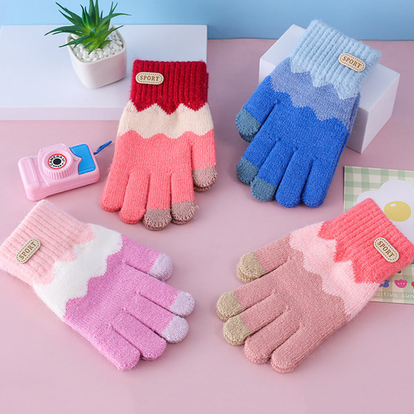 Žieminės vaikiškos pirštinės berniukams ir mergaitėms