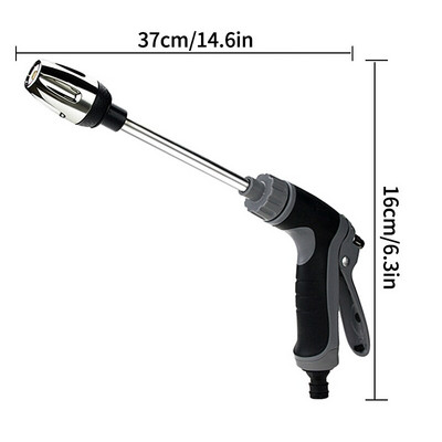 Nagynyomású vízpisztoly hordozható autómosó szórópisztoly öntözőtömlő fúvóka locsoló hab vízpisztoly gyep kerttisztító eszköz