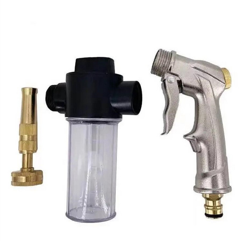 Vízszóró pisztoly nagynyomású autómosó kiváló minőségű kerti tömlőfúvóka öntöző hab vízpisztoly kerti öntözőgép