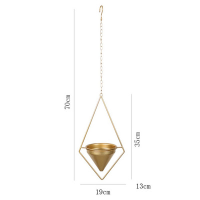 Ghiveci de flori pentru agățat pe perete de artă de fier Ghiveci de flori balansoar decorativ cu cârlig pentru balcon Decor camera de zi Coș de flori suspendat