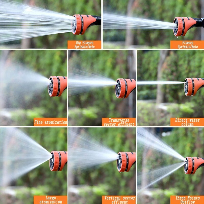 Z&Y teleszkópos hosszú rúdmosó vízpisztoly spray Tartós, nagy nyomású vízpisztoly autómosó vízsugár öntözőkészlet