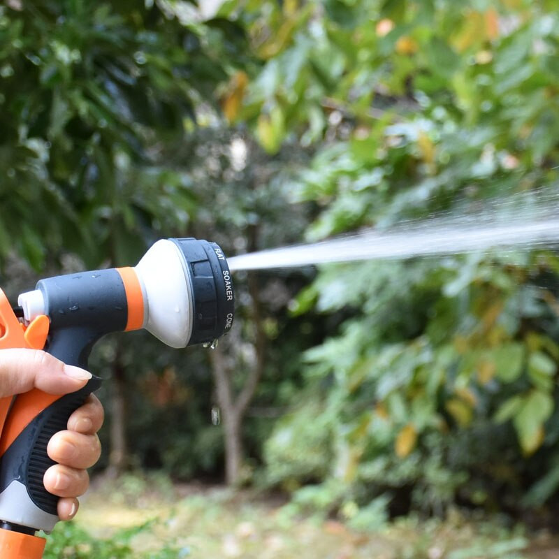 Pulverizare reglabilă pentru udarea gazonului, spălătorie auto multifuncțională, duză de înaltă presiune, kit pentru irigare cu apă, pentru furtun 1/2 3/4