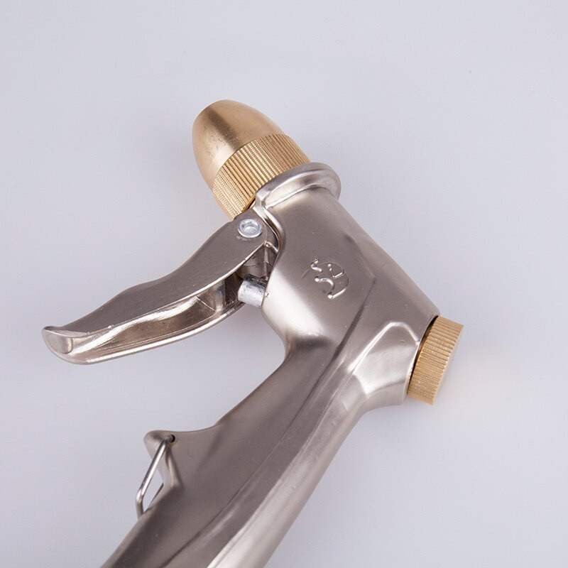 Pistol de vopsea din aliaj de cupru, metal, aluminiu, spălat, mașină, pistol cu apă de înaltă presiune, duș, pistol cu apă multifuncțional, duză stropitor