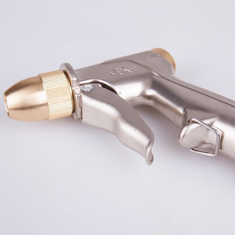 Pistol de vopsea din aliaj de cupru, metal, aluminiu, spălat, mașină, pistol cu apă de înaltă presiune, duș, pistol cu apă multifuncțional, duză stropitor