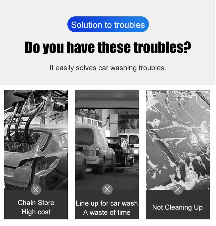 Pistol portabil cu apă de înaltă presiune pentru curățarea mașinii de spălat mașini Furtun de udare a grădinii Duză Sprinkler Pistol de apă cu spumă Ofertă caldă