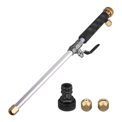 Pistol de apă de înaltă presiune Duză de pulverizare Pistol de apă din metal Putere de spălat mașină Instrument de curățare stropitoare de grădină Jet Mașină de spălat de grădină Baghetă de furtun