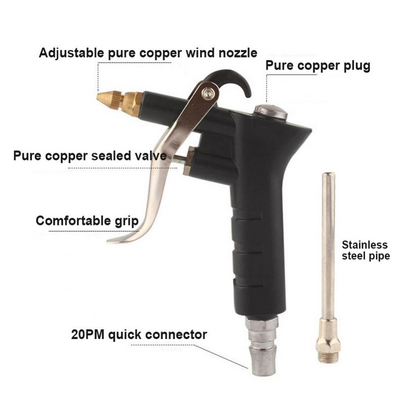 Zračni kompresor Puhač za prašinu Duga mlaznica Pneumatski puhač za prašinu Kućište računala Motor Motor automobila Sredstvo za puhanje prašine Sprej za čišćenje