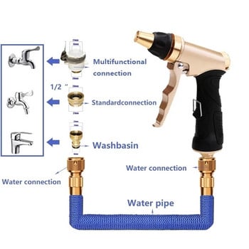 Εργαλεία κήπου Ακροφύσιο σωλήνα όπλου νερού για χρήση σε οικιακή χρήση Πότισμα πλυντηρίου αυτοκινήτων Ψεκαστήρας νερού υψηλής πίεσης πιστόλι νερού Dropshipping