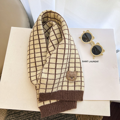 Esarfa tricotata pentru copii pentru fete si baieti