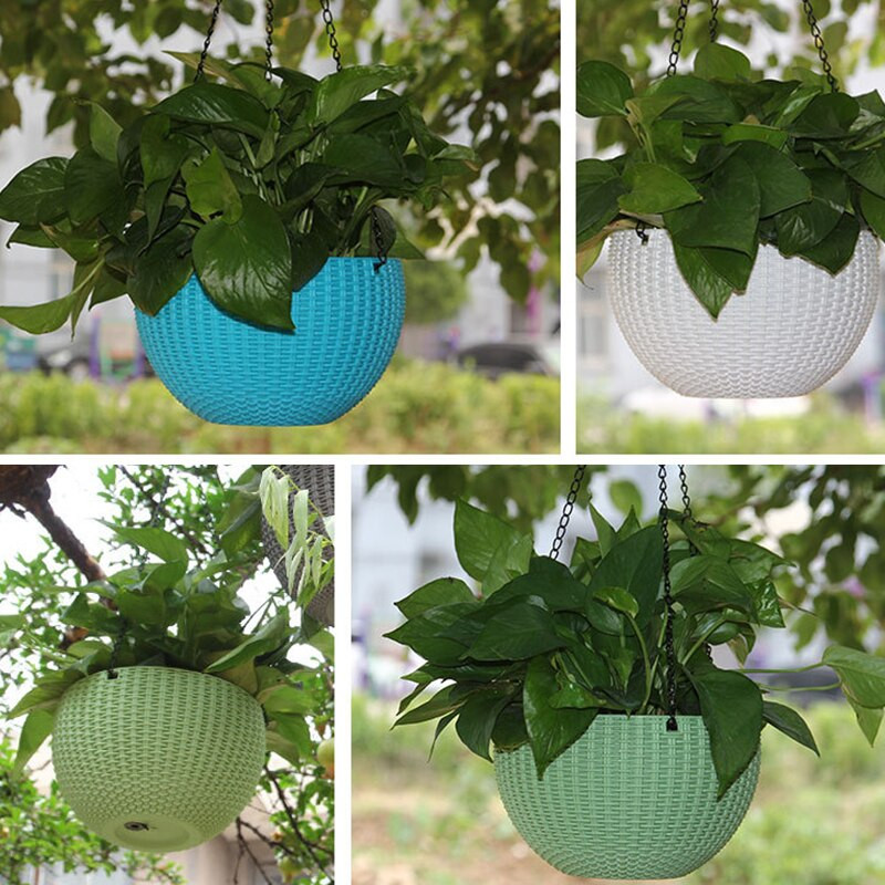 Smola Viseće posude Posude Košara Viseća biljka Posuda za cvijeće Vješalica Vanjski viseći držač posuda Košara za zidnu dekoraciju vrta