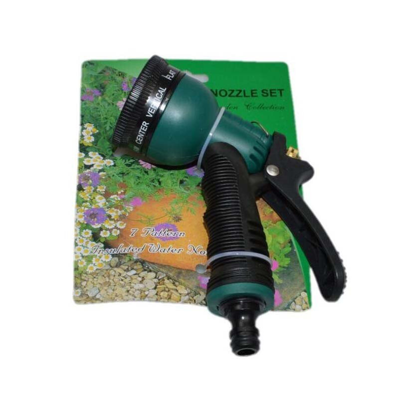 8 modele de duze de furtun ajustabile, durabile, pistol de apă de grădină pistol de pulverizare cu apă de înaltă presiune pentru capul pistolului de apă pentru spălarea auto gospodăriei