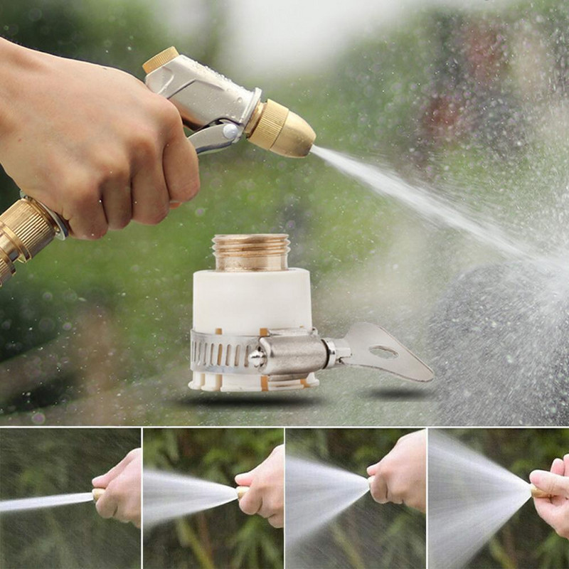 Nagynyomású vízpisztoly autómosó vízsugár fém kerti mosó tömlő pálca fúvóka permetező öntöző spray tisztítóeszköz