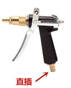 Aukšto slėgio vandens purškimo pistoletas žalvarinis antgalis sodo žarna vejos automobilių plovimo įrankis su darbą taupančia sagtimi Sodo reikmenys