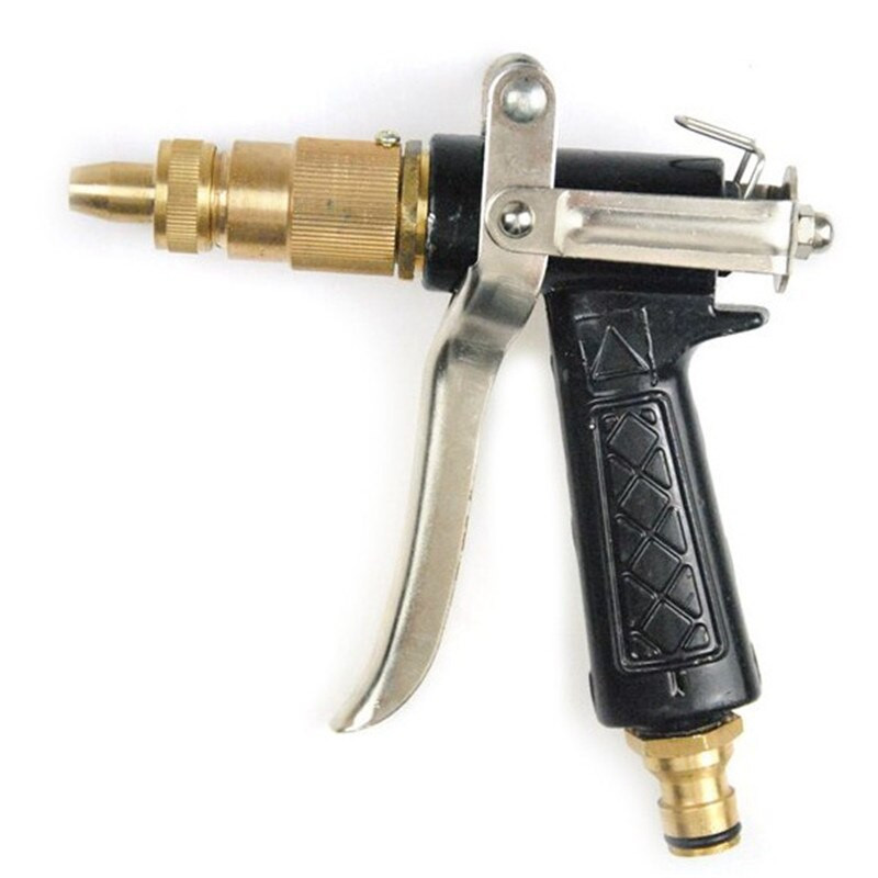 Aukšto slėgio vandens purškimo pistoletas žalvarinis antgalis sodo žarna vejos automobilių plovimo įrankis su darbą taupančia sagtimi Sodo reikmenys