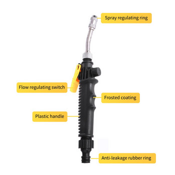 Υψηλής πίεσης πιστόλι νερού μεταλλικό πιστόλι νερού υψηλής πίεσης ηλεκτρικό πλυντήριο αυτοκινήτων Σπρέι εργαλεία πλυσίματος αυτοκινήτων Πλυντήριο πίεσης με πίδακα νερού κήπου
