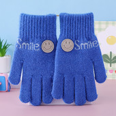 Mănuși de iarnă pentru copii pentru băieți și fete cu logo și inscripție