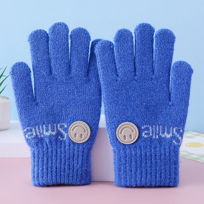 Mănuși de iarnă pentru copii pentru băieți și fete cu logo și inscripție