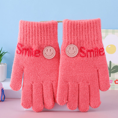 Mănuși de iarnă pentru copii pentru băieți și fete cu logo și inscripție