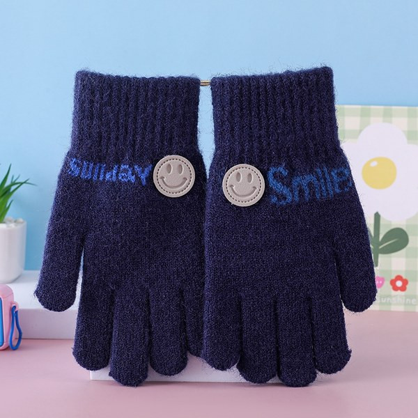 Mănuși de iarnă pentru copii pentru băieți și fete cu logo și inscripție