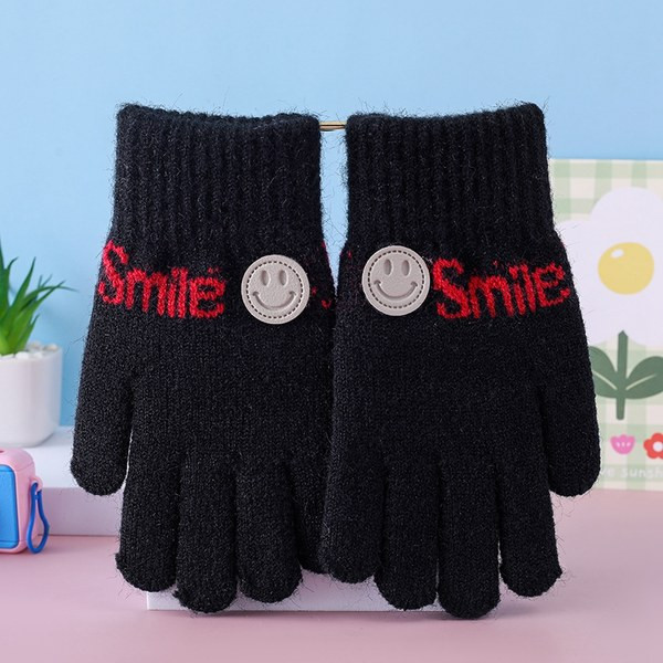 Mănuși de iarnă pentru copii pentru băieți și fete cu logo și inscripție