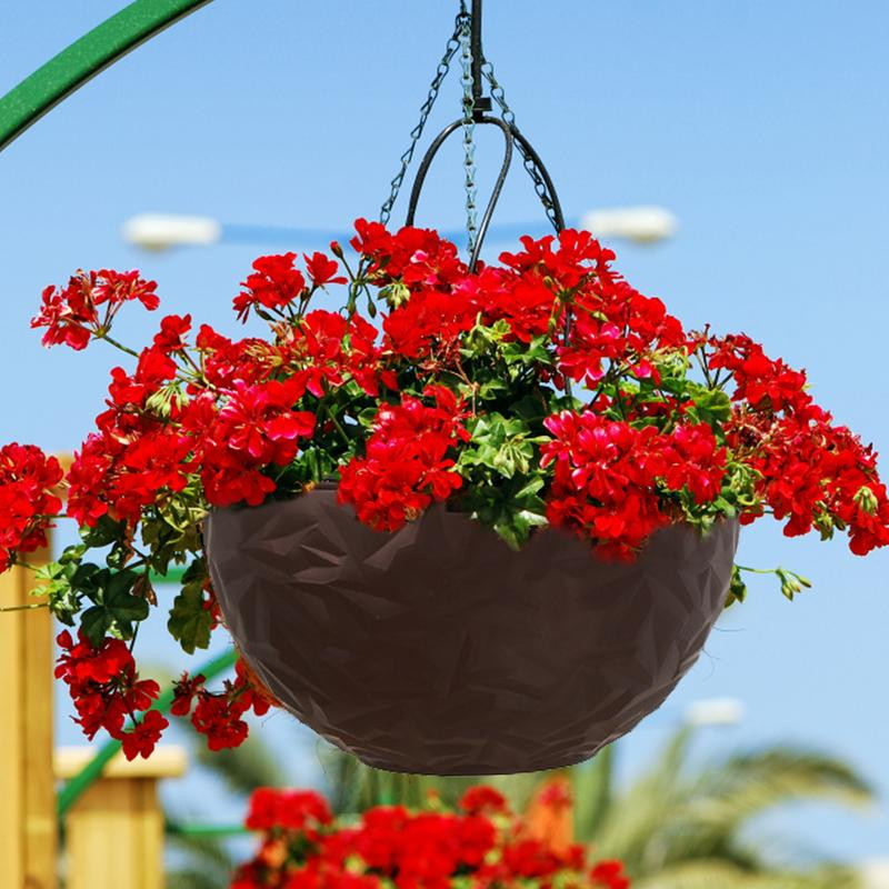 Gėlių pakabinamas krepšelis 2 sluoksnių vazonai pakabinti| Augalų laikiklis Gėlių vazonai Kabykla Verandos dekoras Laistymo pakabinami krepšeliai