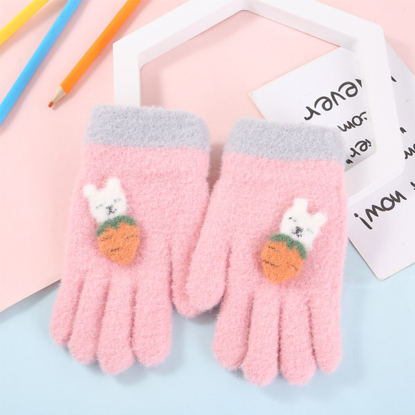 Παιδικά χειμωνιάτικα γάντια με απλικέ για αγόρια και κορίτσια