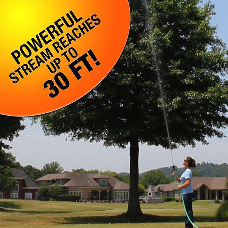 MOONBIFFY rankinis lydinio purškiamas purškiamas automobilių plovimo vandens pistoletas, daugiafunkcė rankinė sodo žarnos antgalio slėgio plovimo mašina