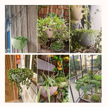 Επιτραπέζια/κρεμαστά φυτά Καλάθι Διακοσμητική γλάστρα Εσωτερικού εξωτερικού χώρου Παχύφυτα Κρεμαστά Ζαρντινιέρα Heavy Duty Fall Resistant
