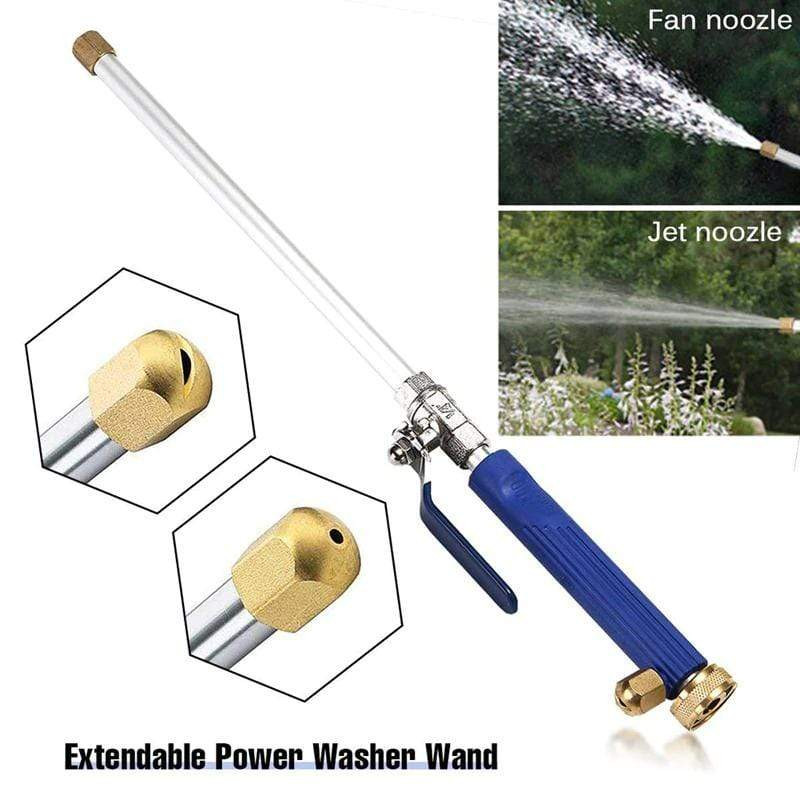 Mintiml autós nagynyomású vízpisztoly öntöző spray sprinkler tisztítóeszköz 46 cm-es Jet kerti mosó tömlő pálca fúvóka permetező
