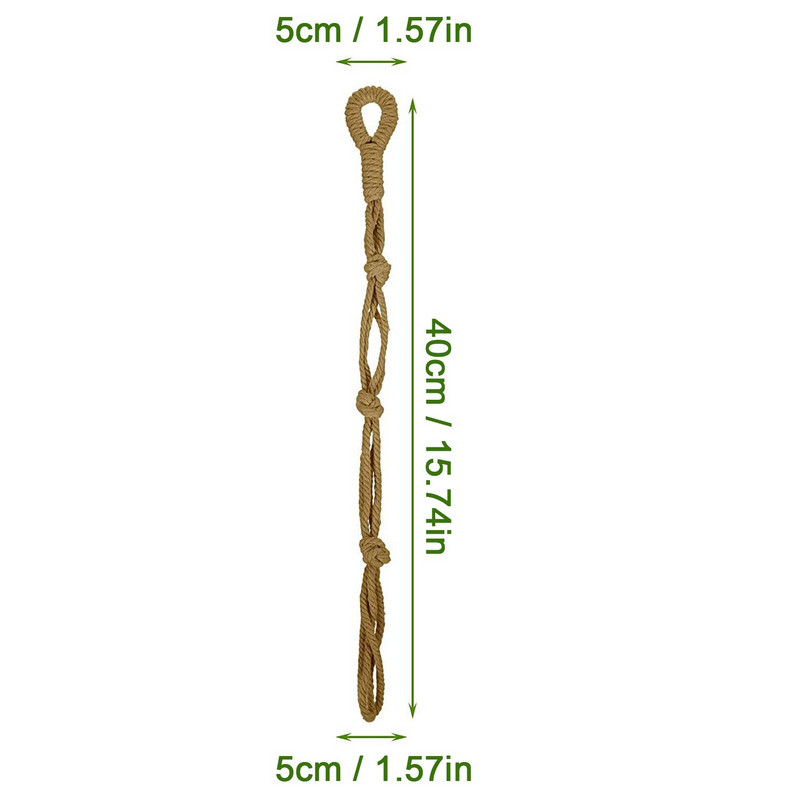 Extensor de cârlig pentru plante care economisește spațiul pentru plante durabil Coș de jardiniere de frânghie Suport pentru ghivece de frânghie pentru plante Extensor de cârlig de grădină