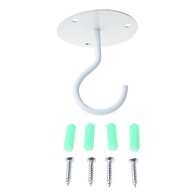 Falra szerelhető mennyezeti horogtartó akasztó akasztós madáretetőhöz Lámpás szélcsengő ültetőgép Dekoráció